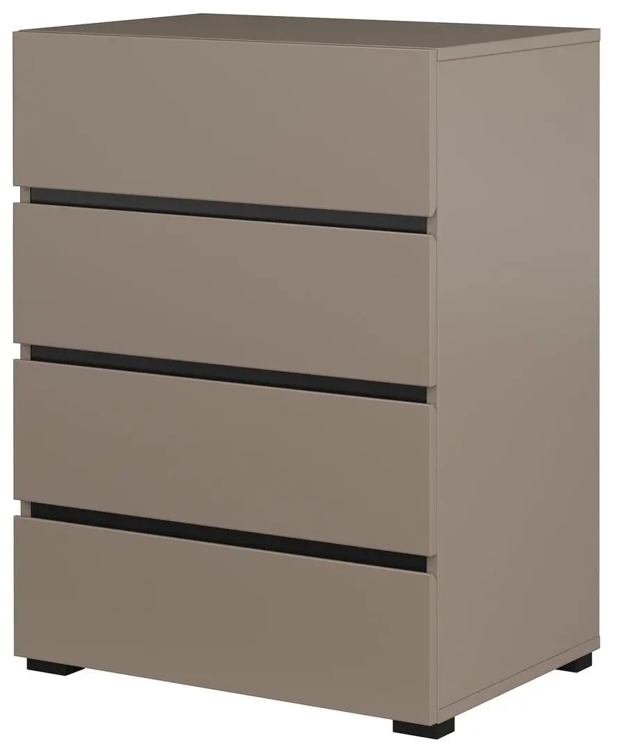 Comoda Helvetia Cross 4SZ 60 cm (Congo/Black)