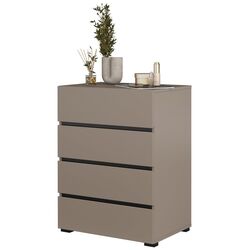 Comoda Helvetia Cross 4SZ 60 cm (Congo/Black) Thumb