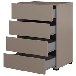 Comoda Helvetia Cross 4SZ 60 cm (Congo/Black) Thumb