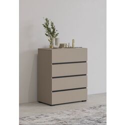 Comoda Helvetia Cross 4SZ 60 cm (Congo/Black) Thumb