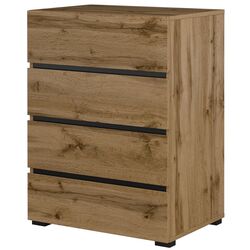 Comoda Helvetia Cross 4SZ 60 cm (Wotan Oak) Thumb