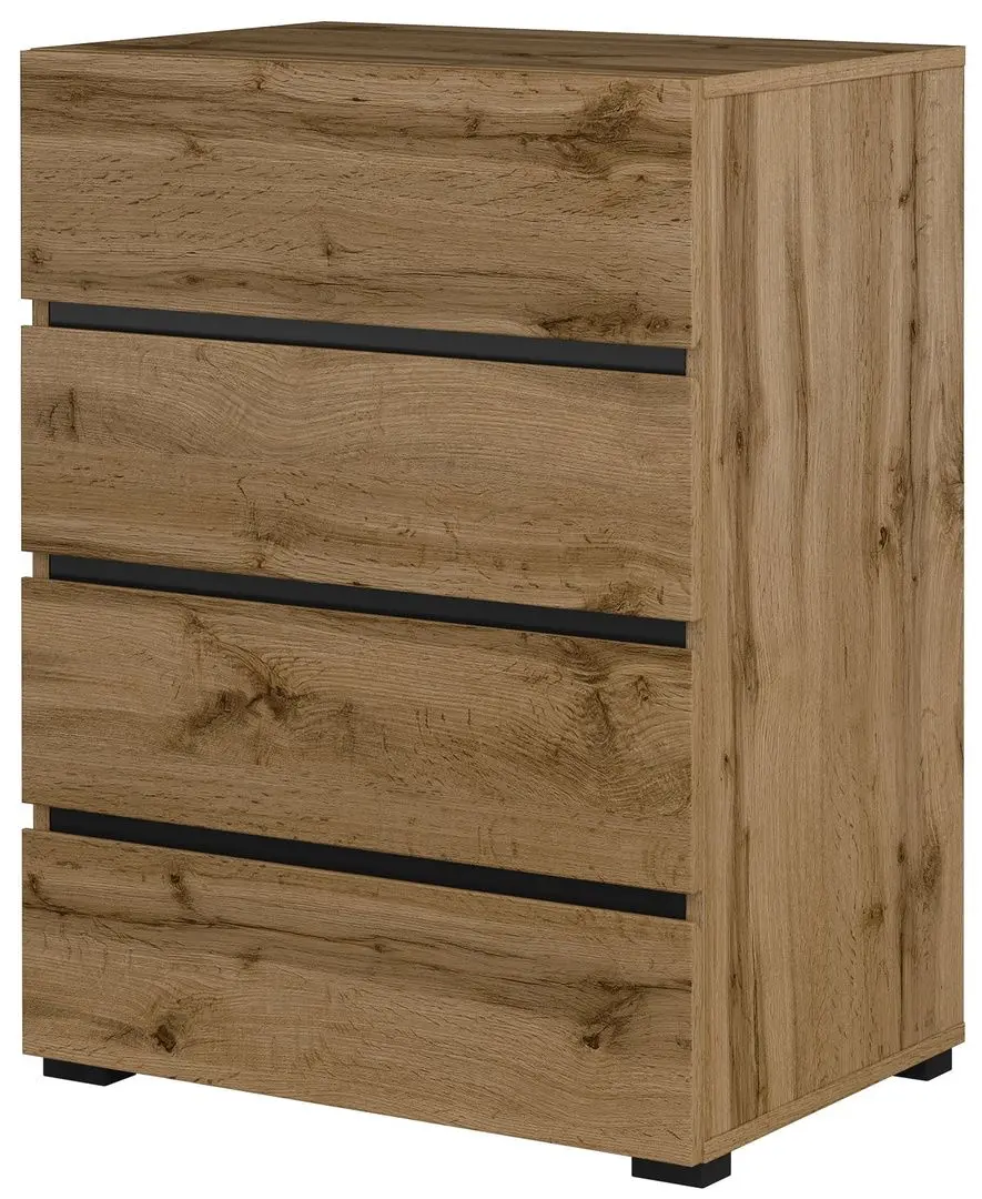 Comoda Helvetia Cross 4SZ 60 cm (Wotan Oak)