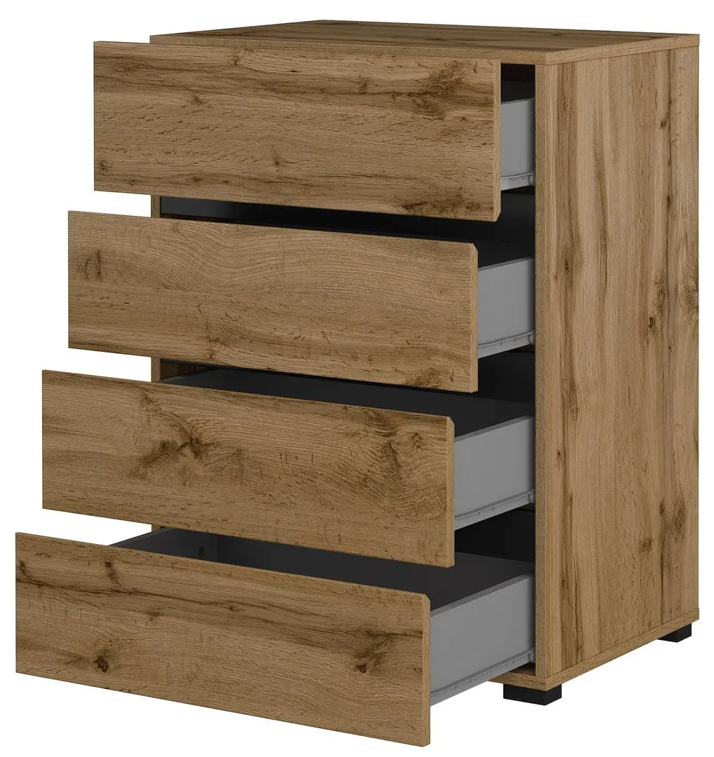 Comoda Helvetia Cross 4SZ 60 cm (Wotan Oak)