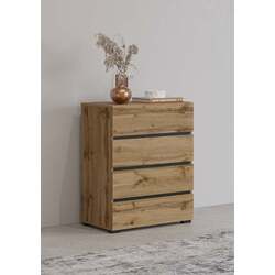 Comoda Helvetia Cross 4SZ 60 cm (Wotan Oak) Thumb