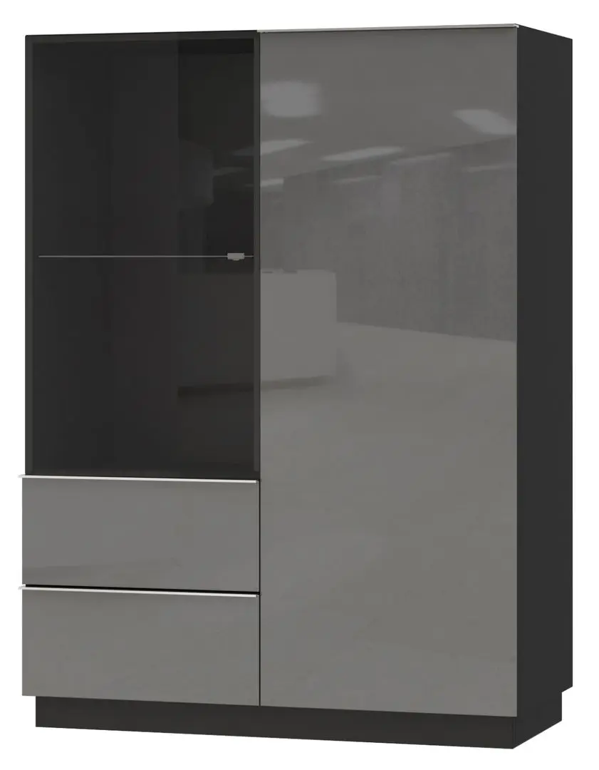 Tumba Helvetia Helio №44 2D2S (Grey Gloss/Black)