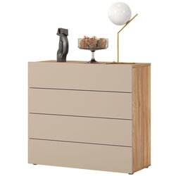 Comoda Helvetia Impressio 4SZ 100 cm (Mauvella Oak/Congo) Thumb