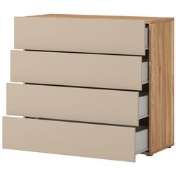 Comoda Helvetia Impressio 4SZ 100 cm (Mauvella Oak/Congo) Thumb