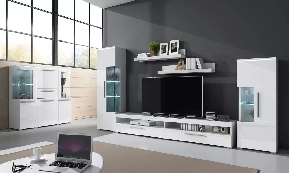 Tumba Helvetia India №46 4D1S (White/White Gloss)