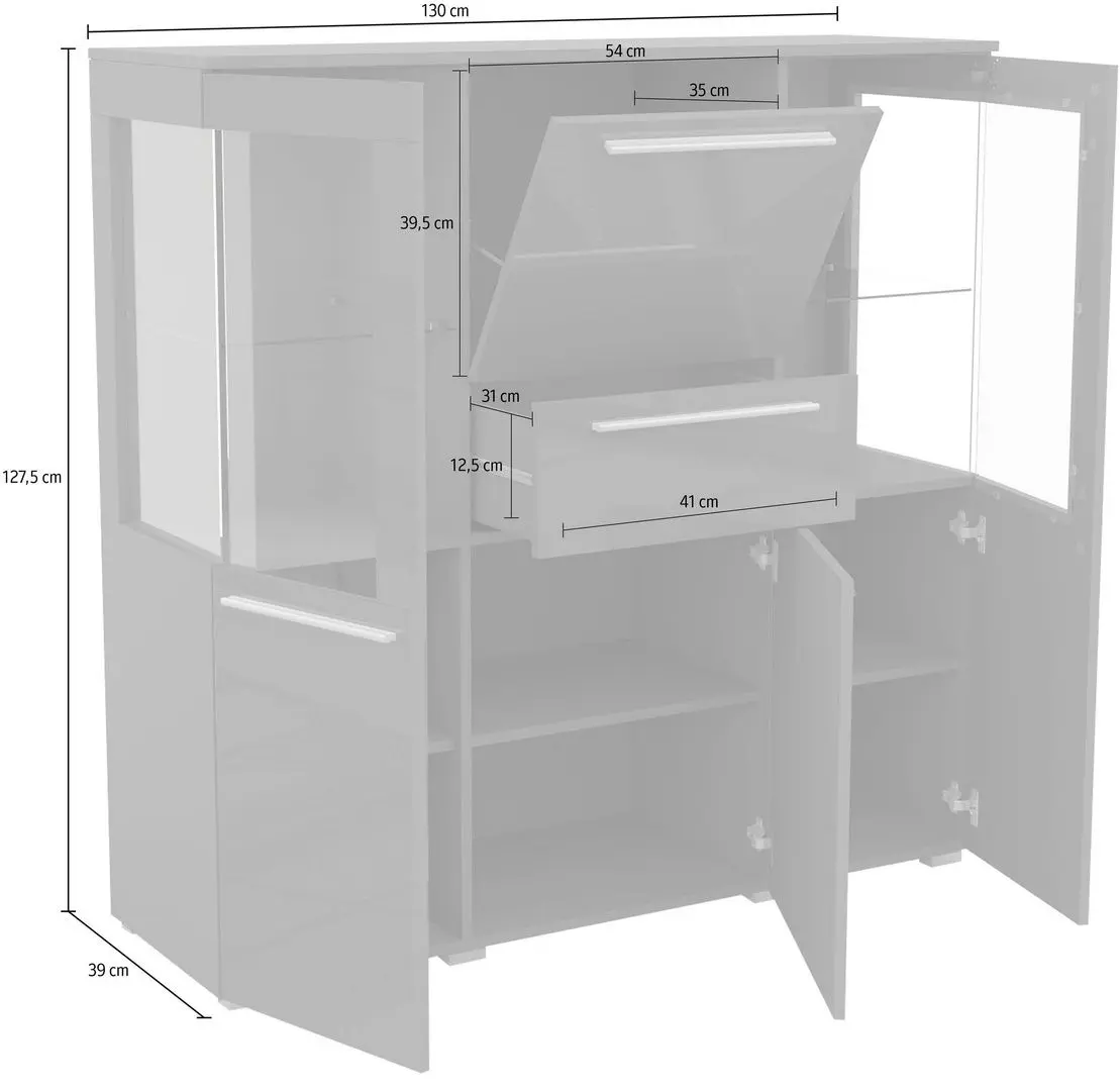 Tumba Helvetia India 4D1S (Gray/Gray Gloss)
