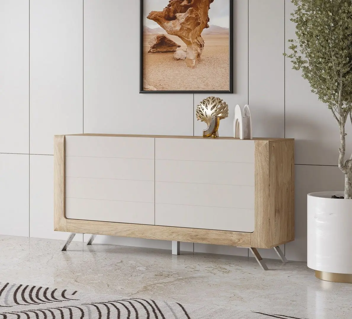 Tumba Helvetia Kasai 2D (Gold Oak/Cashmere)