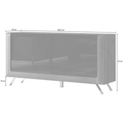 Tumba Helvetia Kasai 2D (Walnut/Black Gloss) Thumb