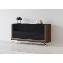 Tumba Helvetia Kasai 2D (Walnut/Black Gloss) Thumb
