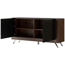 Tumba Helvetia Kasai 2D (Walnut/Black Gloss) Thumb