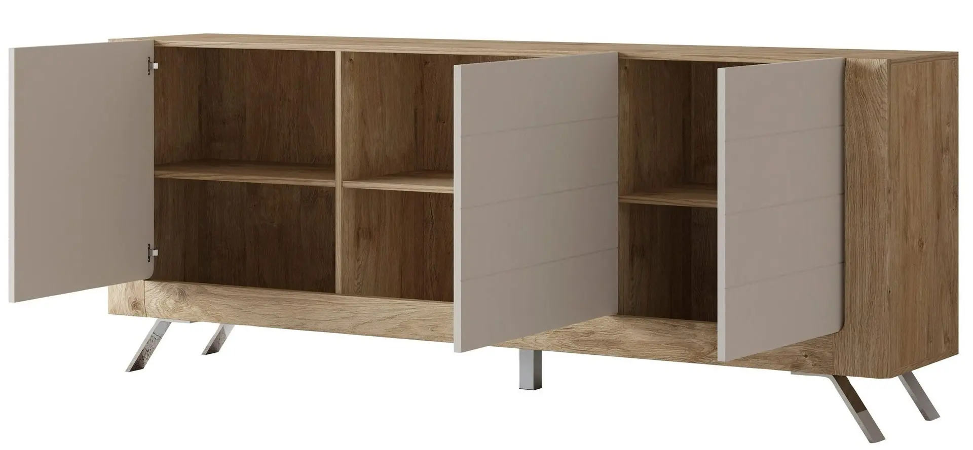 Тумба Helvetia Kasai 3D (Gold Oak/Cashmere)