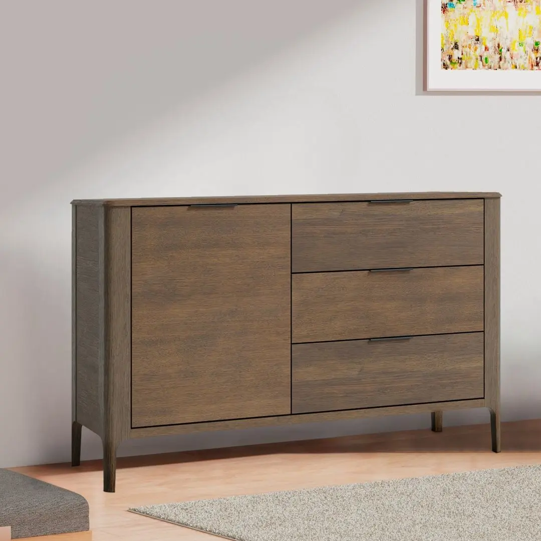 Тумба Helvetia Malawi 1D3S (Veneer Natural Oak)