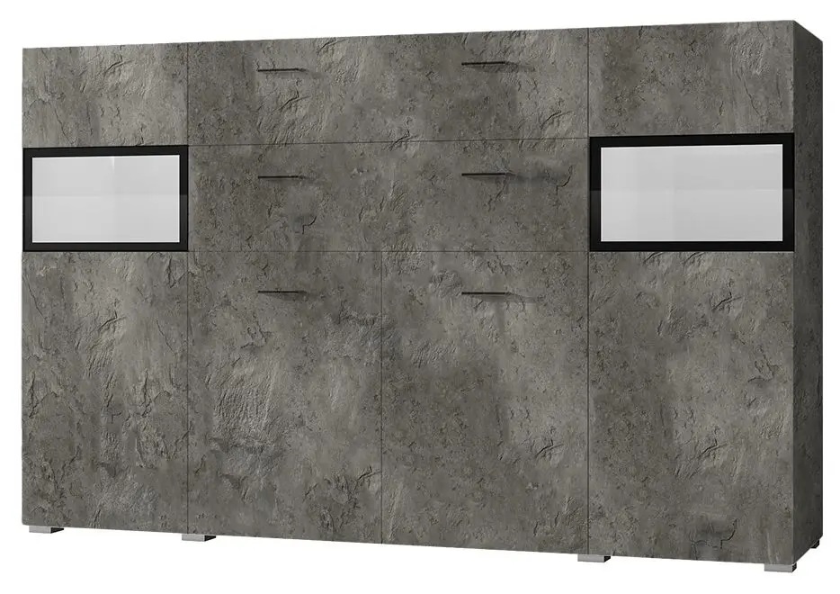 Тумба Helvetia Sarah Mix №48 4D2S (Dark Slate)