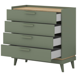 Комод Helvetia Scandi 24GDOH27 (Oiled Oak/Faded Green) Thumb