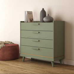 Комод Helvetia Scandi 24GDOH27 (Oiled Oak/Faded Green)