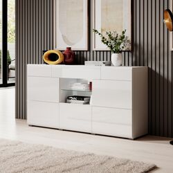 Тумба Helvetia Toldeo №26 3D1S (White/White Gloss) Thumb