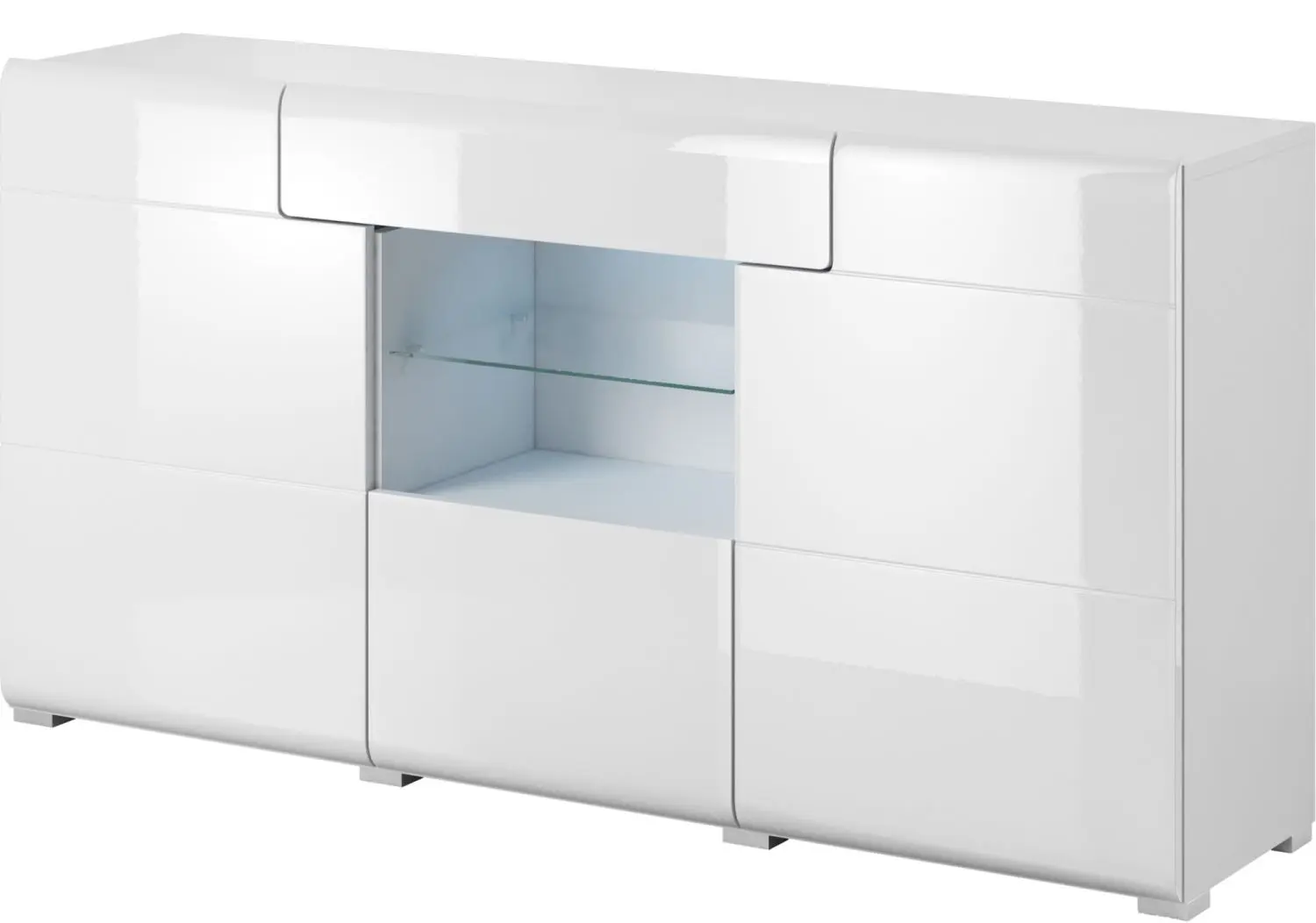 Тумба Helvetia Toldeo №26 3D1S (White/White Gloss)