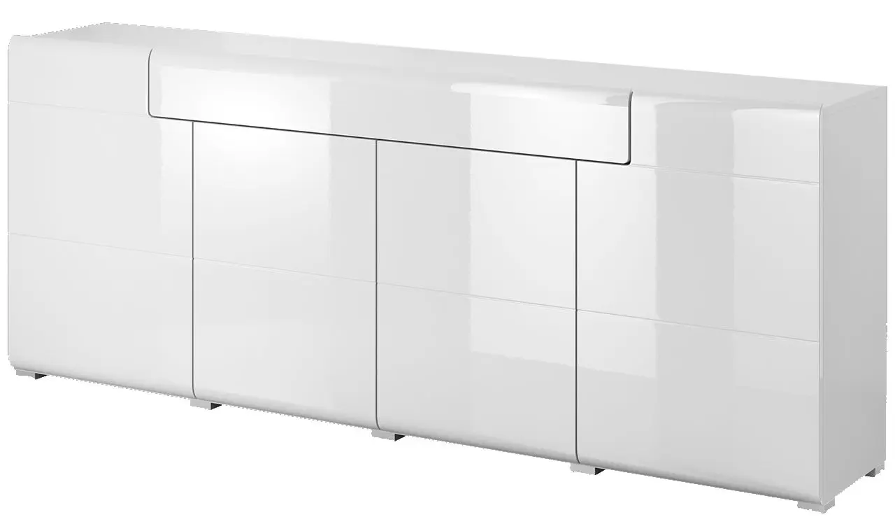 Tumba Helvetia Toledo №25 4D1S (White/White Gloss)