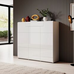 Tumba Helvetia Toledo №76 3D1S (White/White Gloss) Thumb