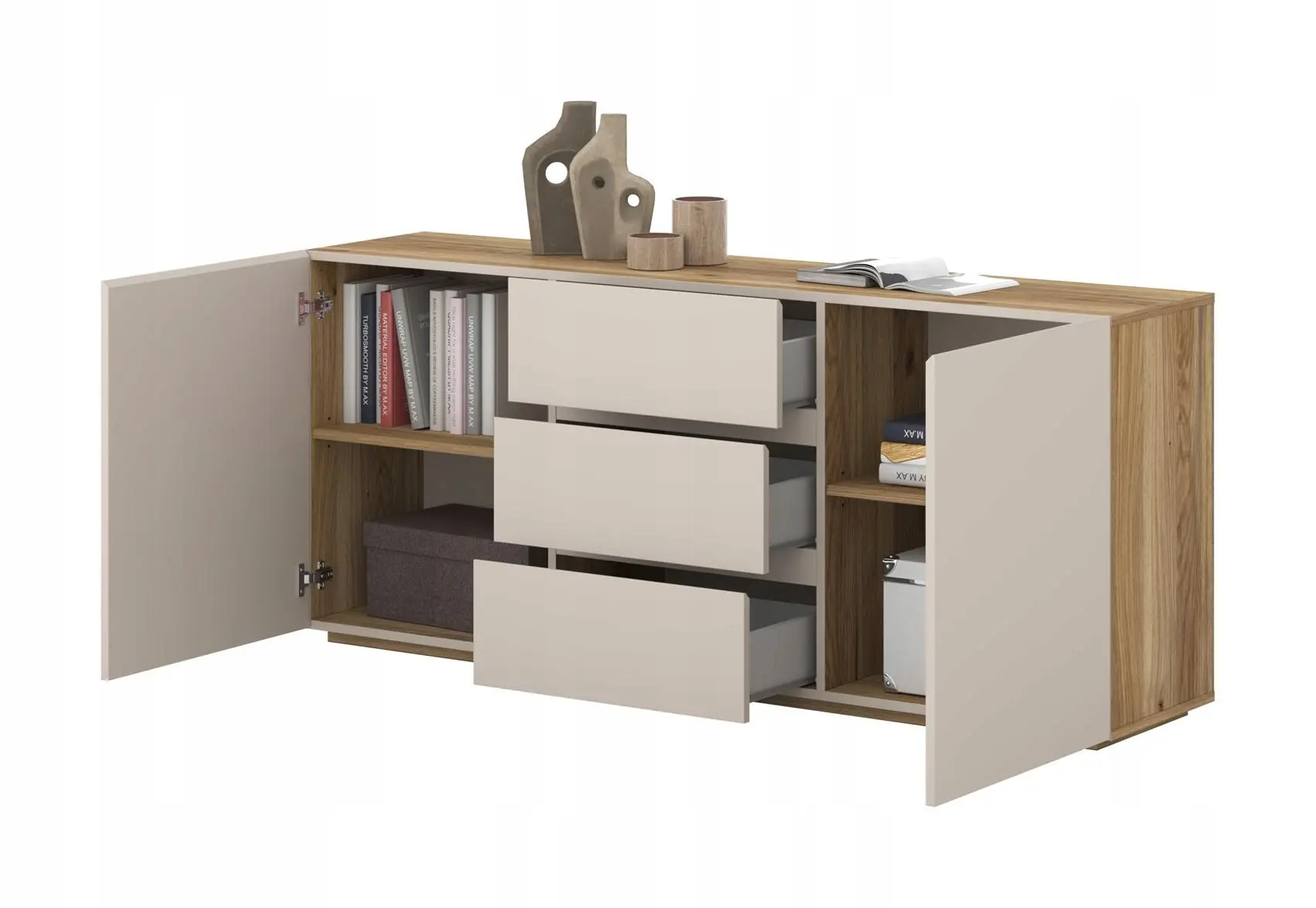 Tumba Helvetia 24MKOM26 (Mauvella Oak/Cashmere) - 4