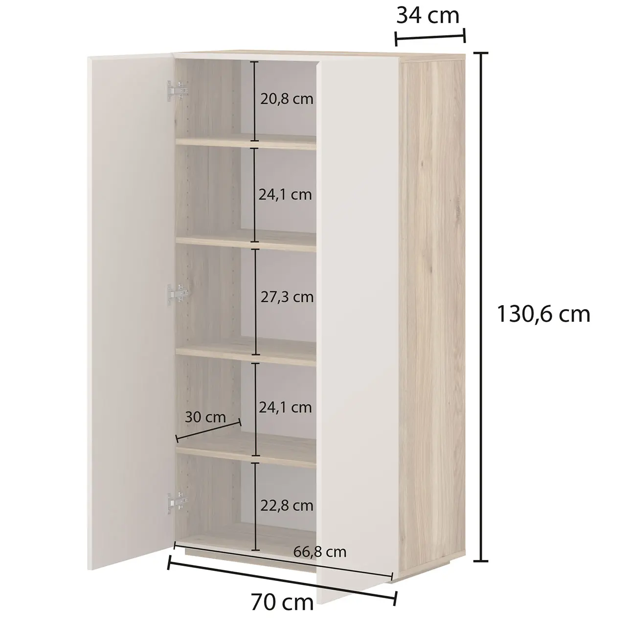 Tumba Helvetia 24MKOM42 (Mauvella Oak/Cashmere) - 6