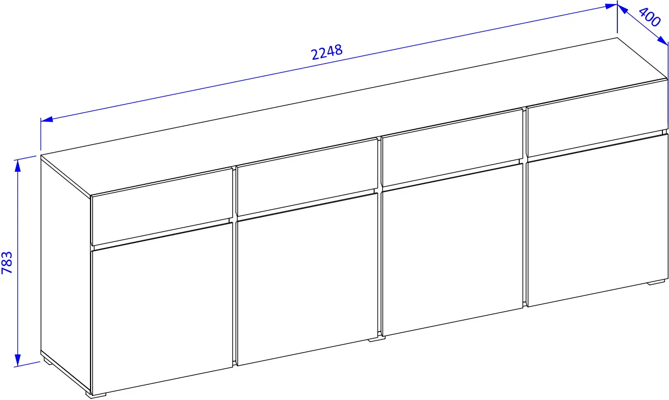 Tumba Helvetia 24N9MY25 (Wotan Oak/White)