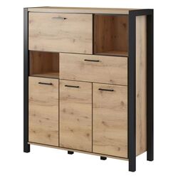 Tumba Helvetia Aktiv №46 3D1S1K (Taurus Oak/Black Matt)