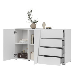 Тумба Helvetia Asymetric 2497OA42 (White) Thumb