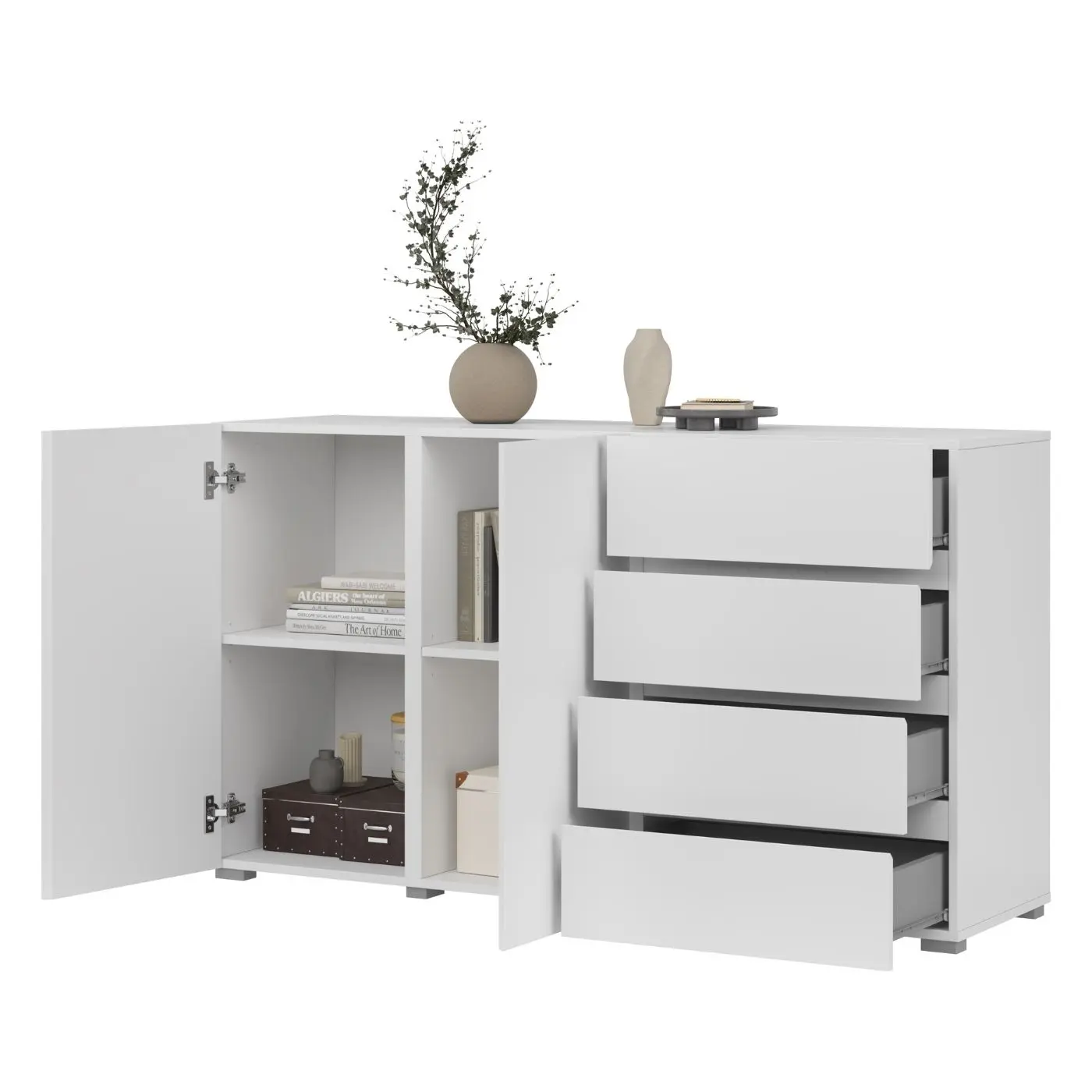 Тумба Helvetia Asymetric 2497OA42 (White) - 4
