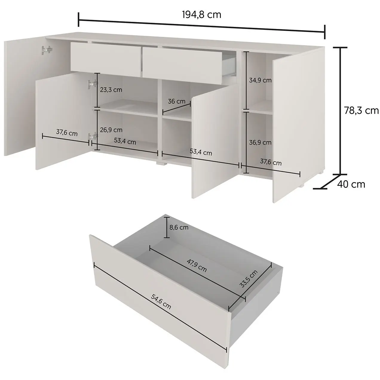 Tumba Helvetia Asymetric 24N0OA47 (Wotan Oak) - 6