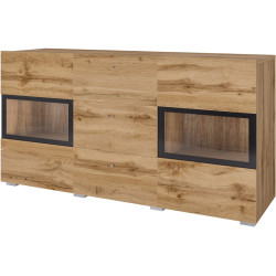 Tumba Helvetia Baros 24N0BM26 (Wotan Oak/Black) Thumb