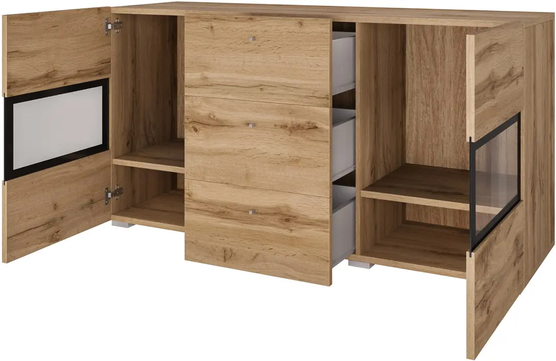 Tumba Helvetia Baros 24N0BM26 (Wotan Oak/Black)