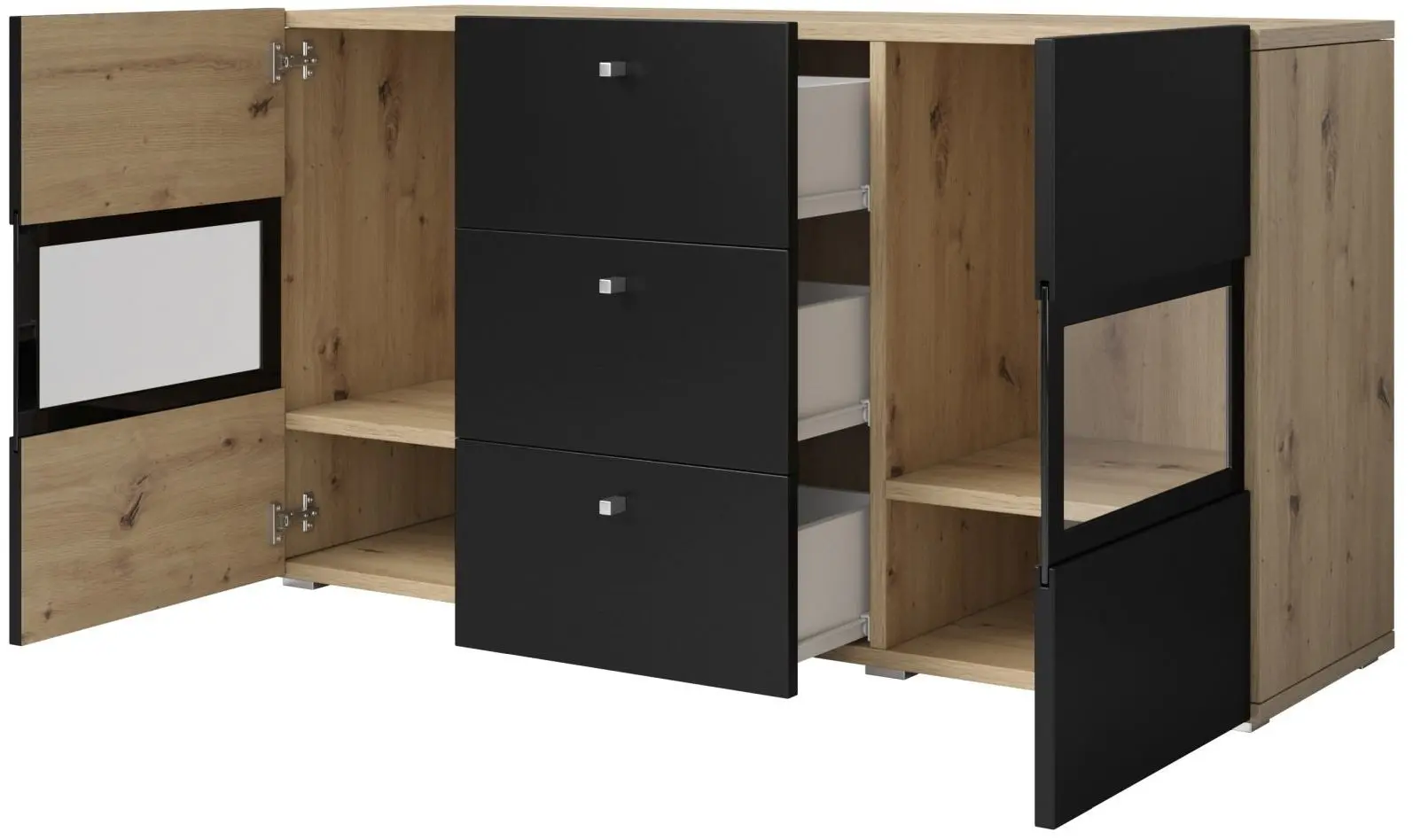 Tumba Helvetia Baros №26 2D3S (Artisan Oak/Black Matt)