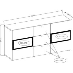 Tumba Helvetia Baros №26 2D3S (Artisan Oak/Black Matt) Thumb