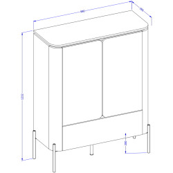 Tumba Helvetia Bello 24COOB42 (Congo/Black) Thumb