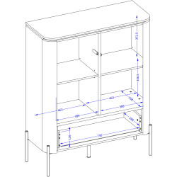 Tumba Helvetia Bello 24COOB42 (Congo/Black) Thumb