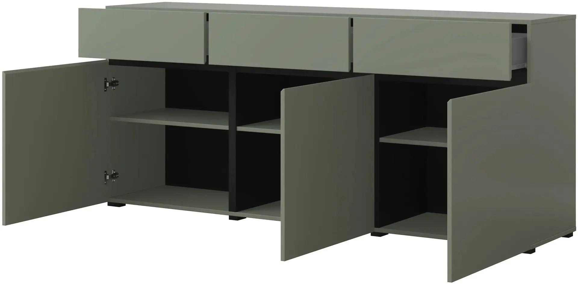 Тумба Helvetia Cross 24GWMY43 3D3S (Green/Black)