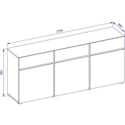 Тумба Helvetia Cross 24GWMY43 3D3S (Green/Black) Thumb