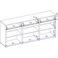 Тумба Helvetia Cross 24GWMY43 3D3S (Green/Black) Thumb