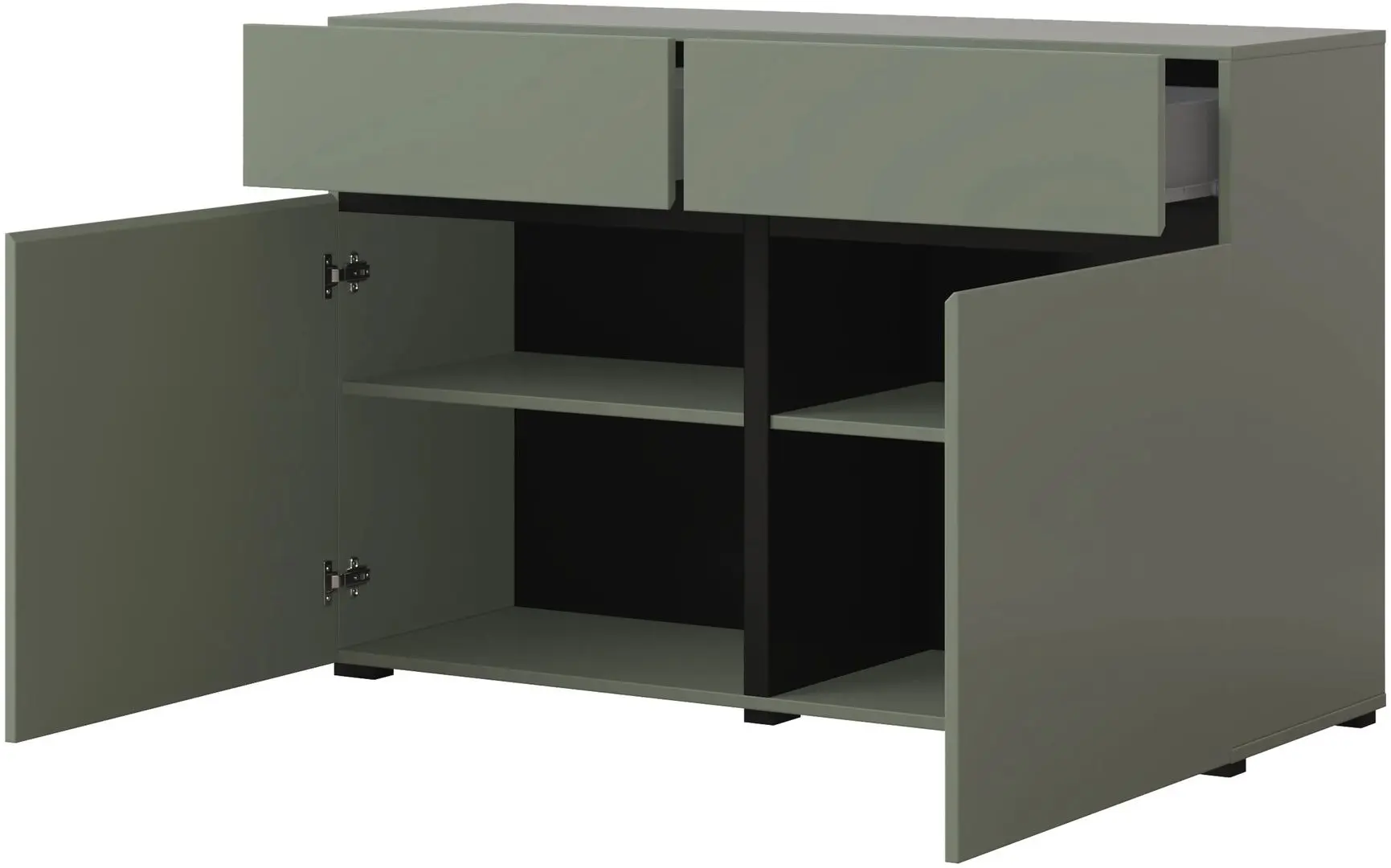 Тумба Helvetia Cross 24GWMY45 2D2S (Green/Black)