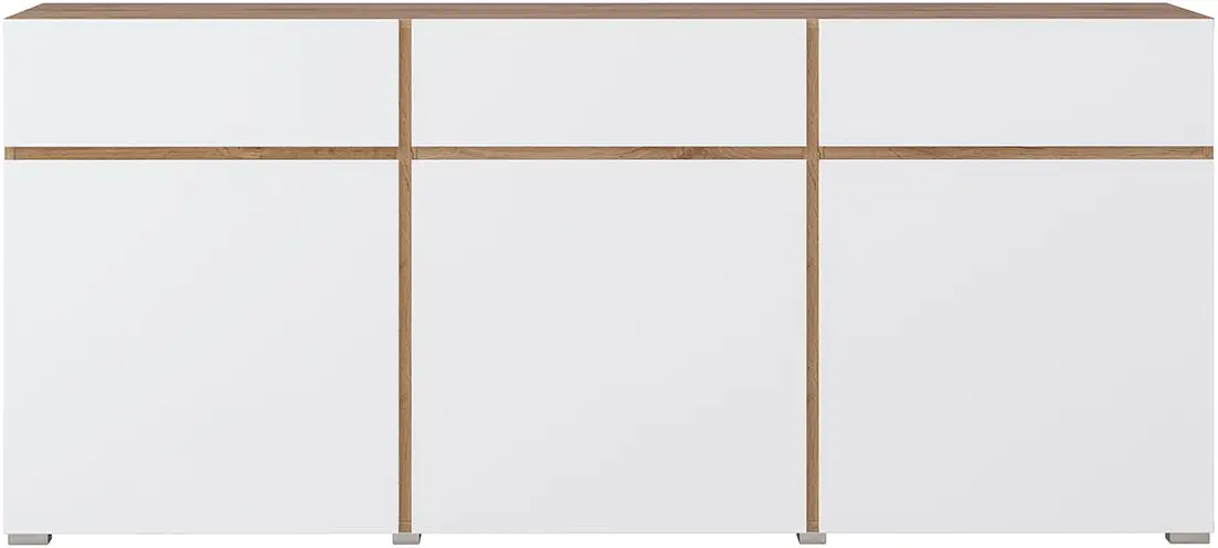 Тумба Helvetia Cross 24N9MY43 (Wotan Oak/White)