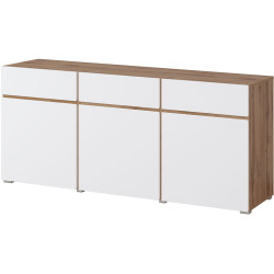 Тумба Helvetia Cross 24N9MY43 (Wotan Oak/White) Thumb