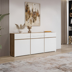 Tumba Helvetia Cross 24N9MY43 (Wotan Oak/White)