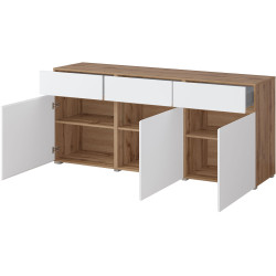 Тумба Helvetia Cross 24N9MY43 (Wotan Oak/White) Thumb