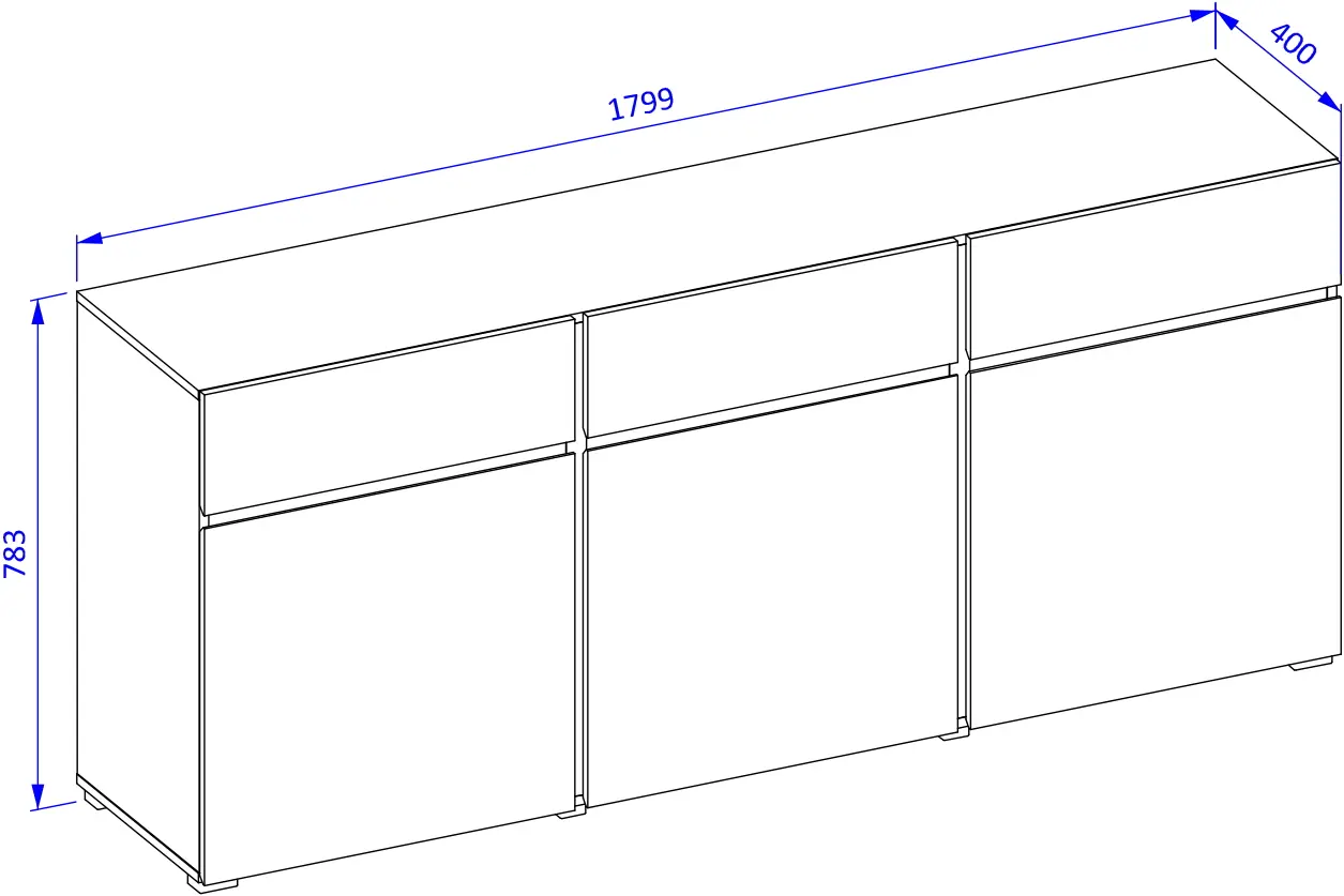 Тумба Helvetia Cross 24N9MY43 (Wotan Oak/White)