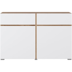 Тумба Helvetia Cross 24N9MY45 (Wotan Oak/White) Thumb