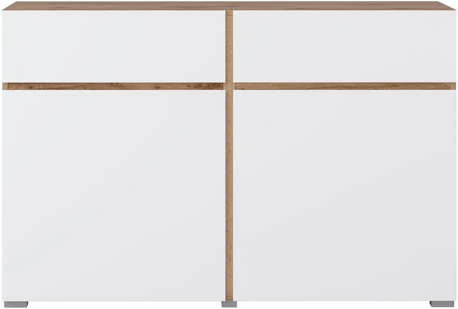 Тумба Helvetia Cross 24N9MY45 (Wotan Oak/White)